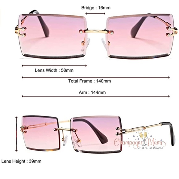 Sunglasses 5pc set: sunglasses, cloth, bags case(2) - Picture 2 of 8